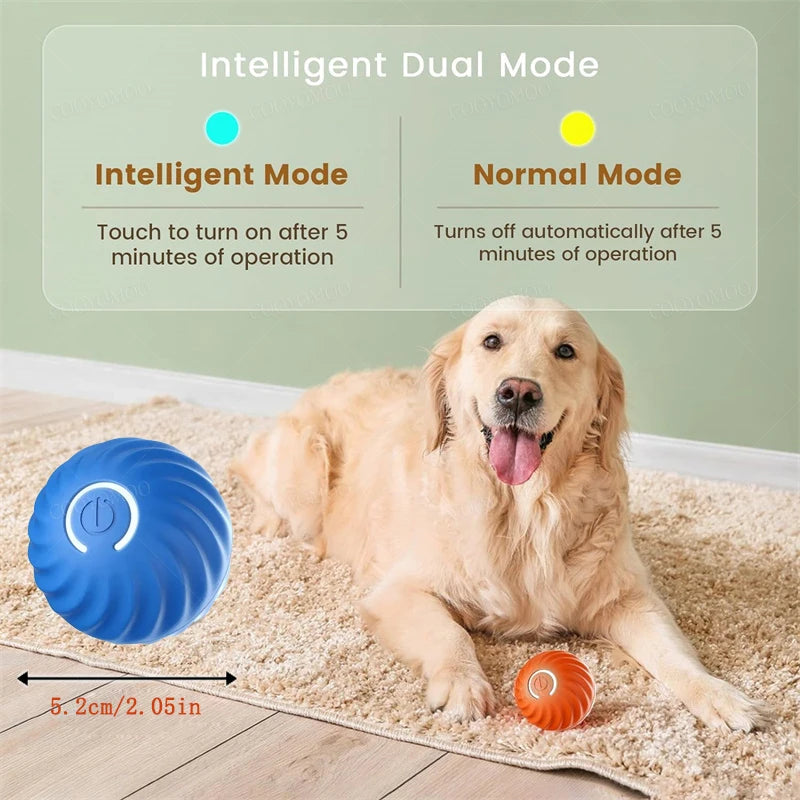 Smart Interactive Dog Toy Ball – USB Rechargeable, Automatic Bouncing Fun for Pets!