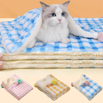 CozyPaws Ultra-Soft Plush Cat Blanket