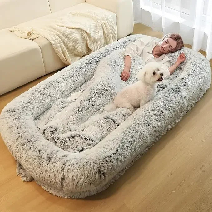 Ultimate Human Dog Bed – Oversized Comfort for Deep Relaxation