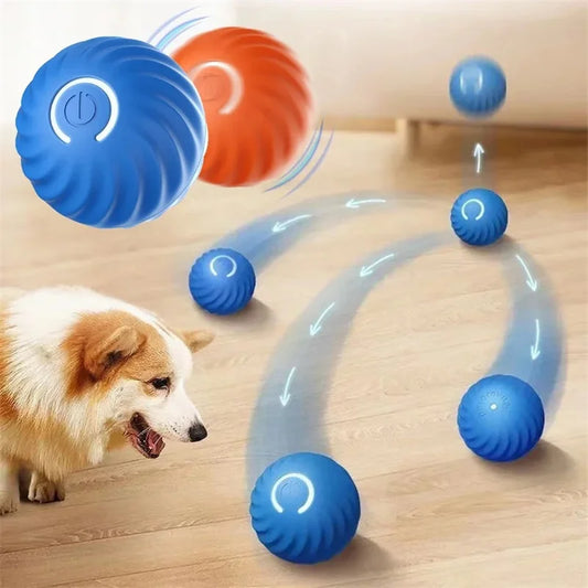 Smart Interactive Dog Toy Ball – USB Rechargeable, Automatic Bouncing Fun for Pets!