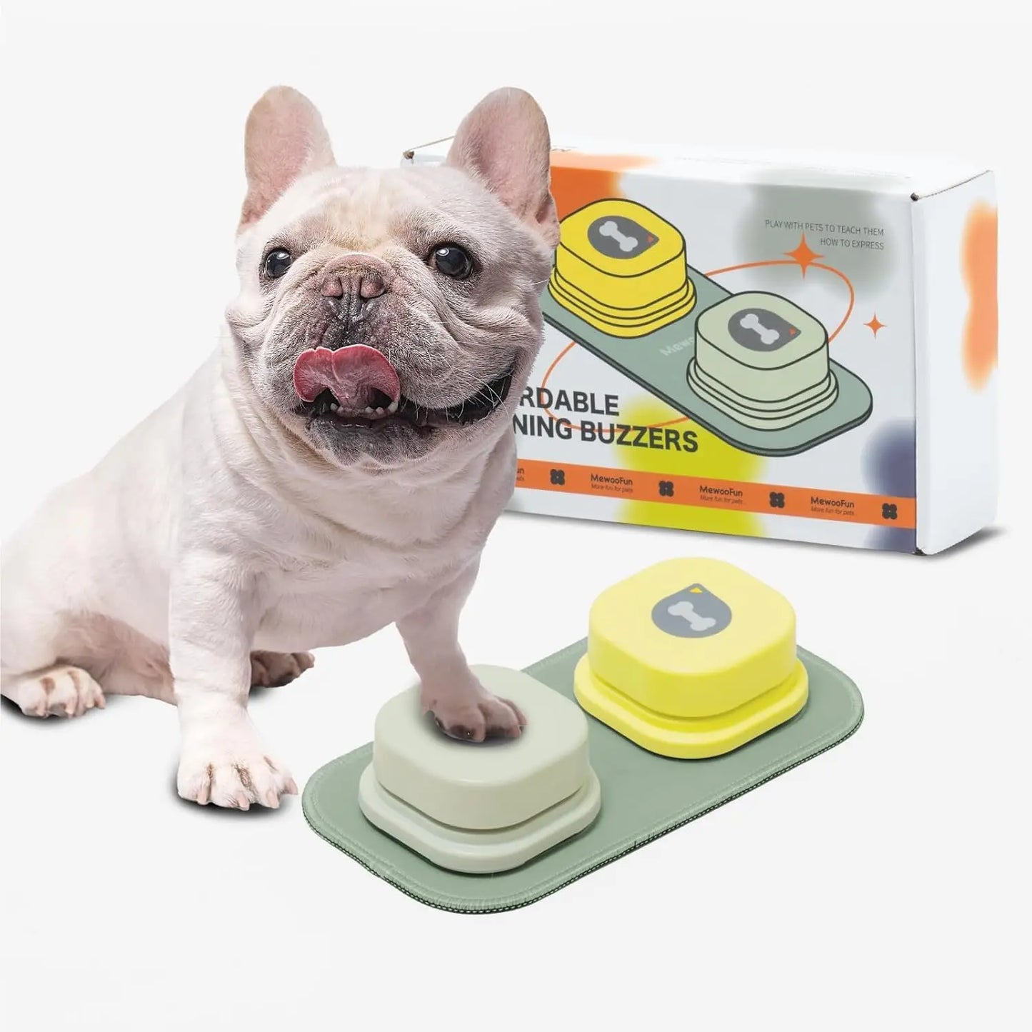 Unlock Your Dog’s Voice – Recordable Talking Buttons with Non-Slip Mat