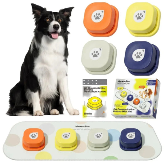 Talking Pet Buttons – Teach Your Dog or Cat to Communicate!