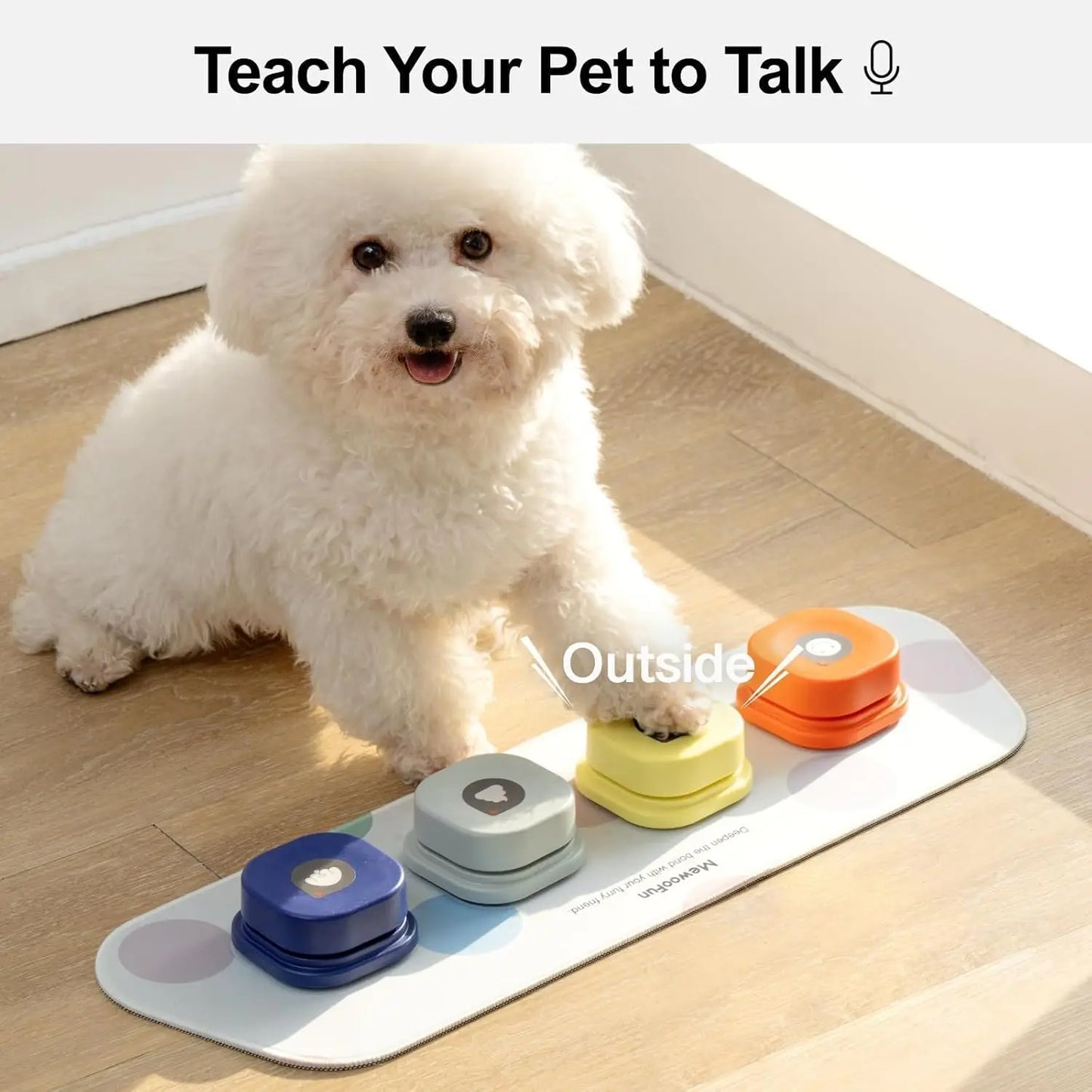 Talking Pet Buttons – Teach Your Dog or Cat to Communicate!