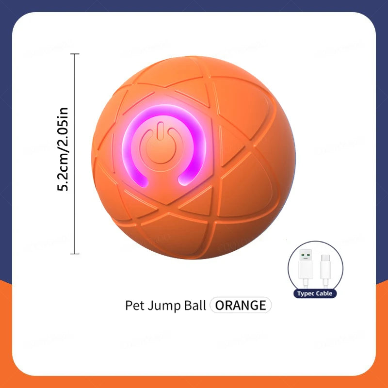 Smart Interactive Dog Toy Ball – USB Rechargeable, Automatic Bouncing Fun for Pets!