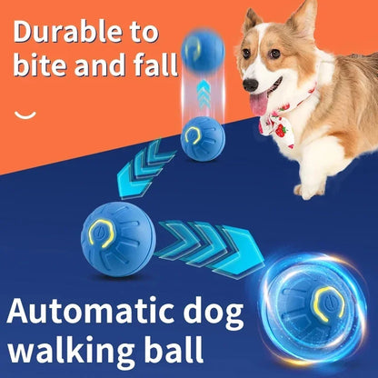 Smart Interactive Dog Toy Ball – USB Rechargeable, Automatic Bouncing Fun for Pets!