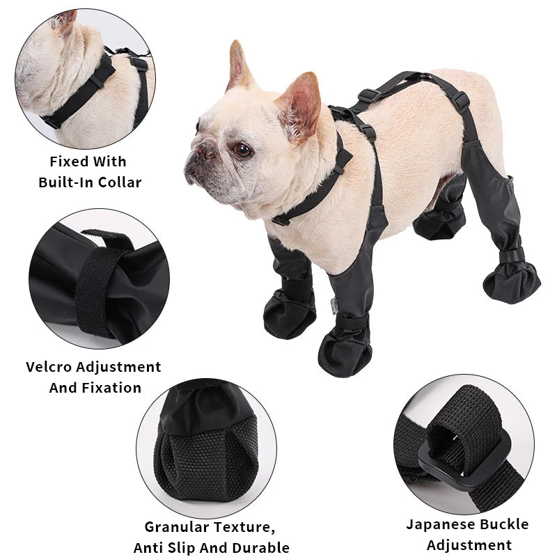 All-Weather Suspended Dog Boots – Ultimate Paw & Leg Protection