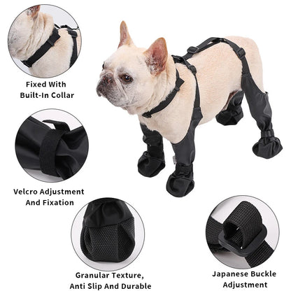 All-Weather Suspended Dog Boots – Ultimate Paw & Leg Protection