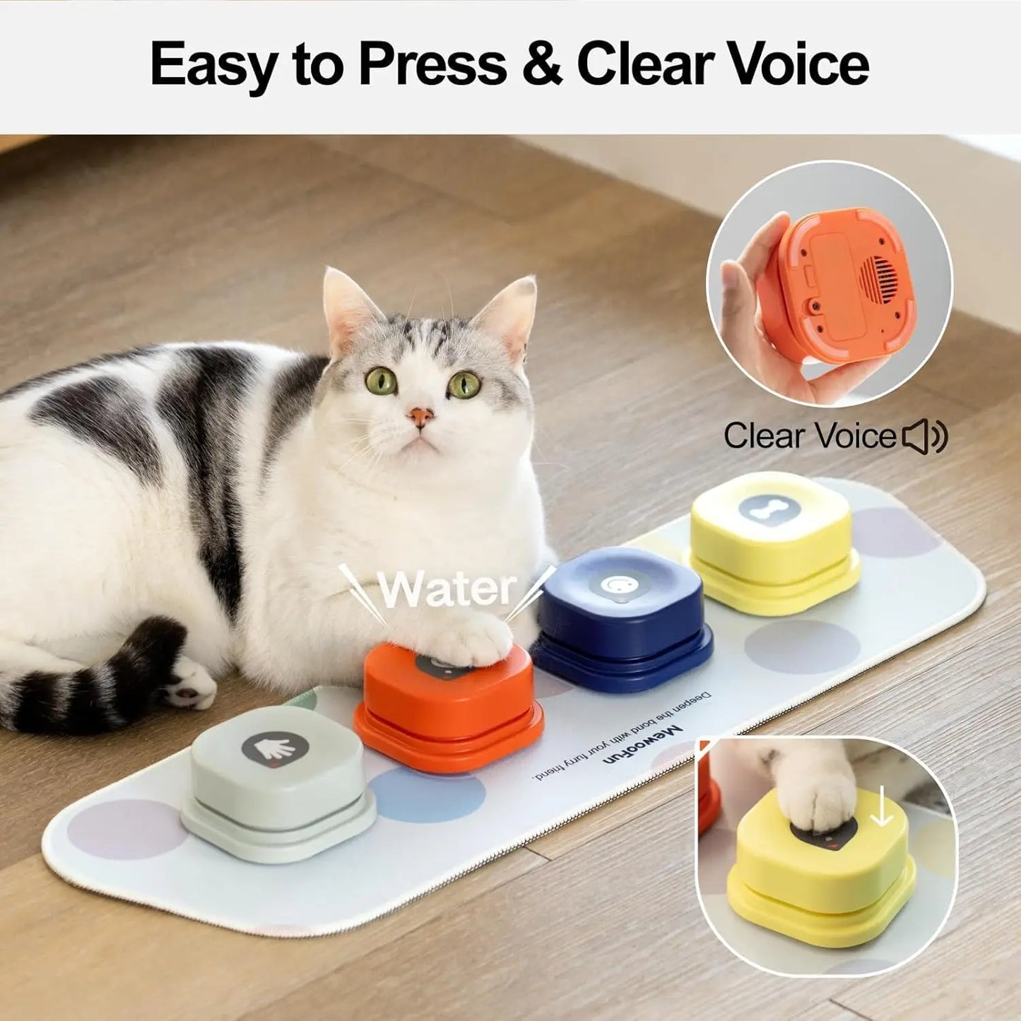 Talking Pet Buttons – Teach Your Dog or Cat to Communicate!